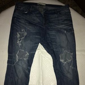 Gap Boyfriend-Style Ripped Jeans